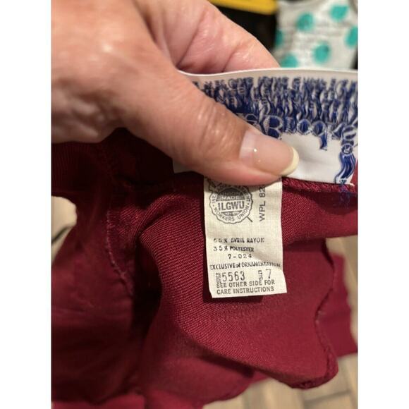 Bobbie Brooks VTG 60s MOD Fairy Wide Leg Flare Pantsuit Ruffle Festival Coquette - Picture 8 of 8